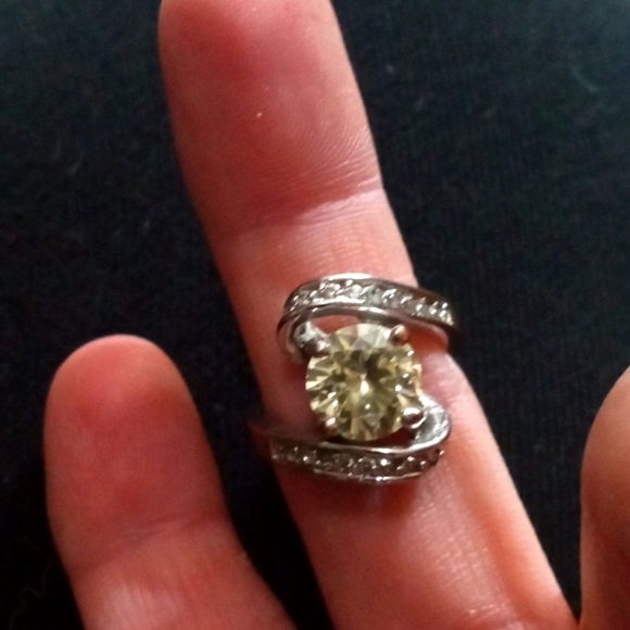 Topaz ring sz 7 stp china - Picture 1 of 2